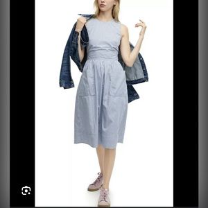 New with tags J. Crew cotton poplin apron dress size 2
